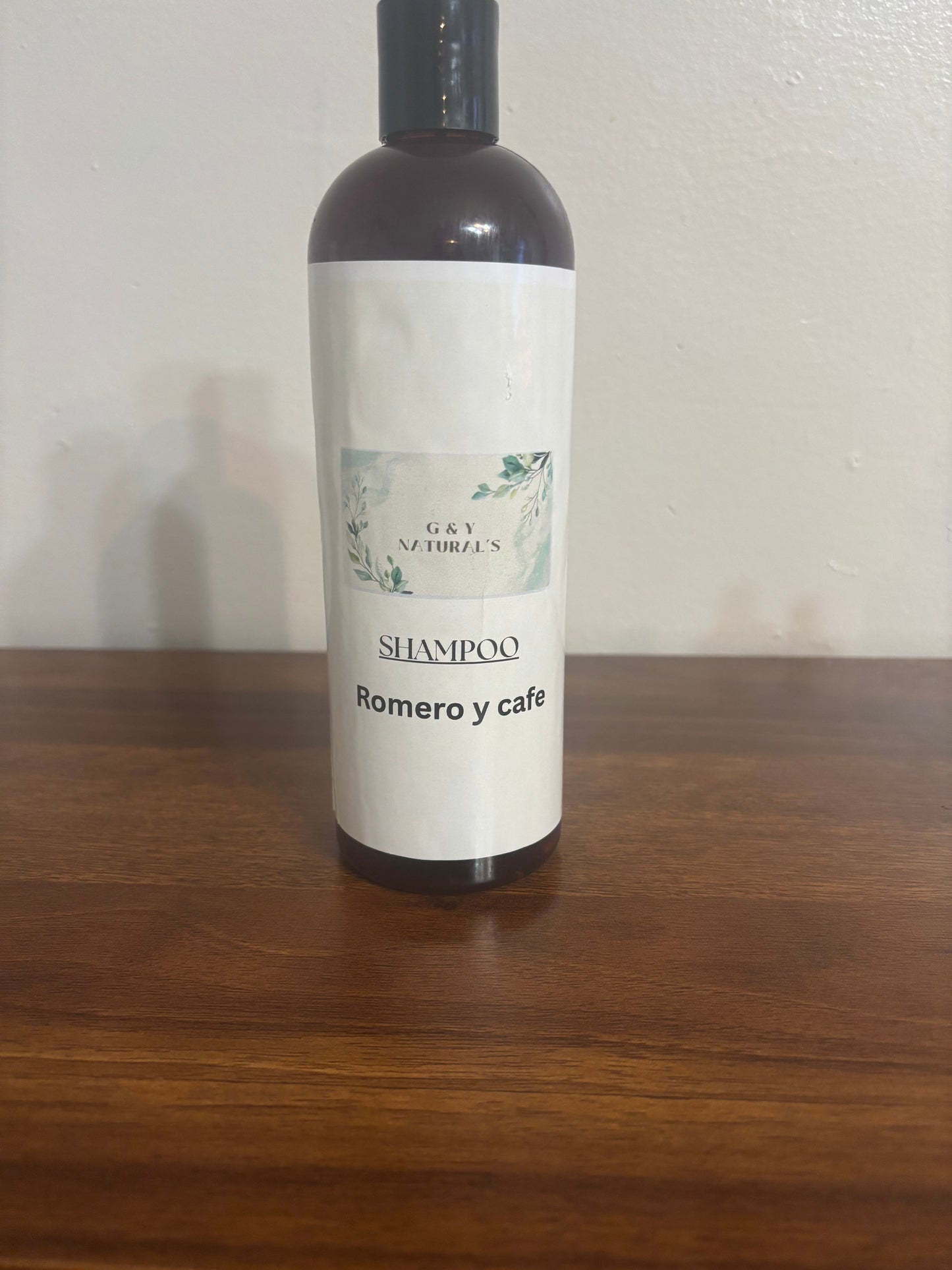 Shampoo Romero y cafe